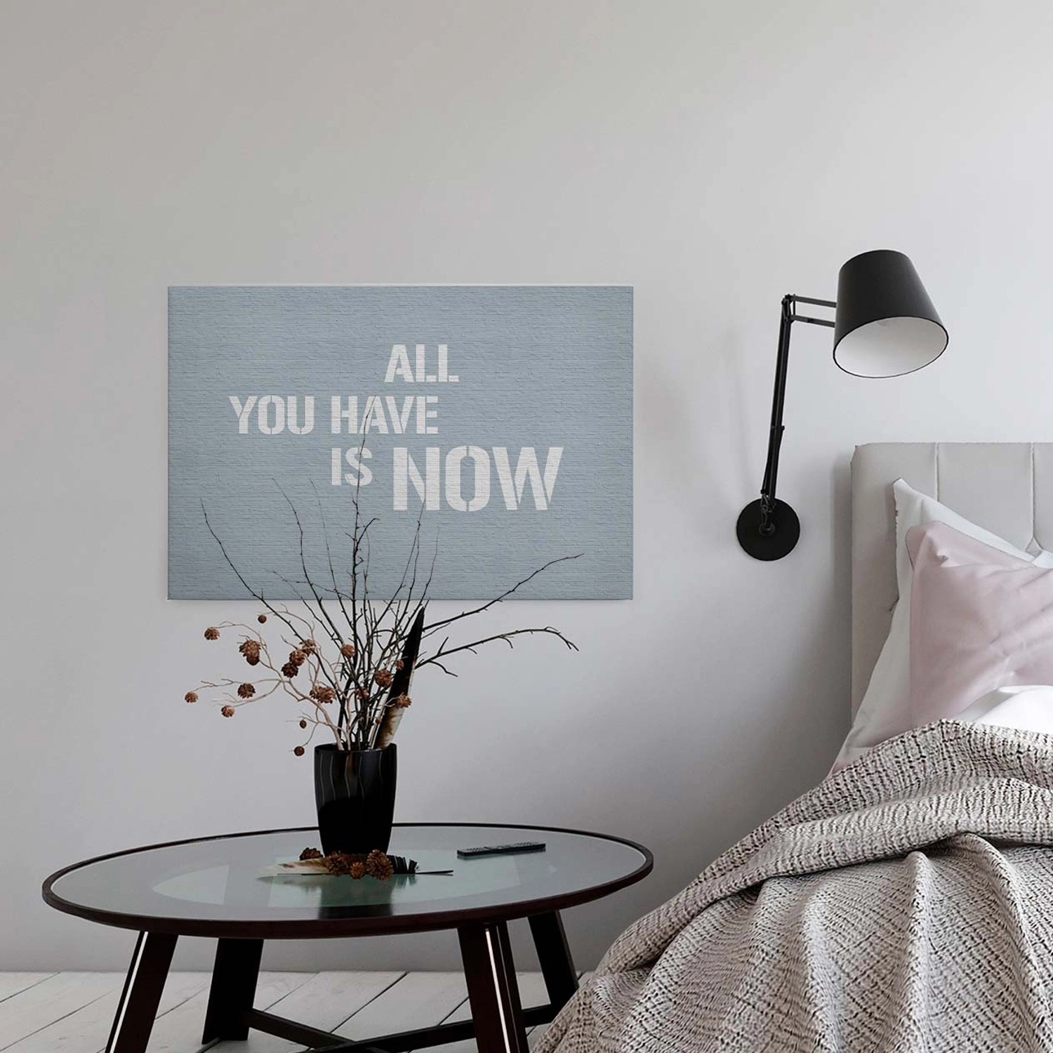 Bricoflor Industrial Bild Auf Leinwand Mit Spruch All You Have Is Now Leinwandbild Grau Modernes Wandbild Auf Canvas Ideal Für Wohn Und Schlafzimmer Bricoflor Industrial Bild Auf Leinwand Mit Spruch All You Have Is Now Leinwandbild Grau Modernes Wandbild Auf Canvas Ideal Für Wohn Und Schlafzimmer von Bricoflor