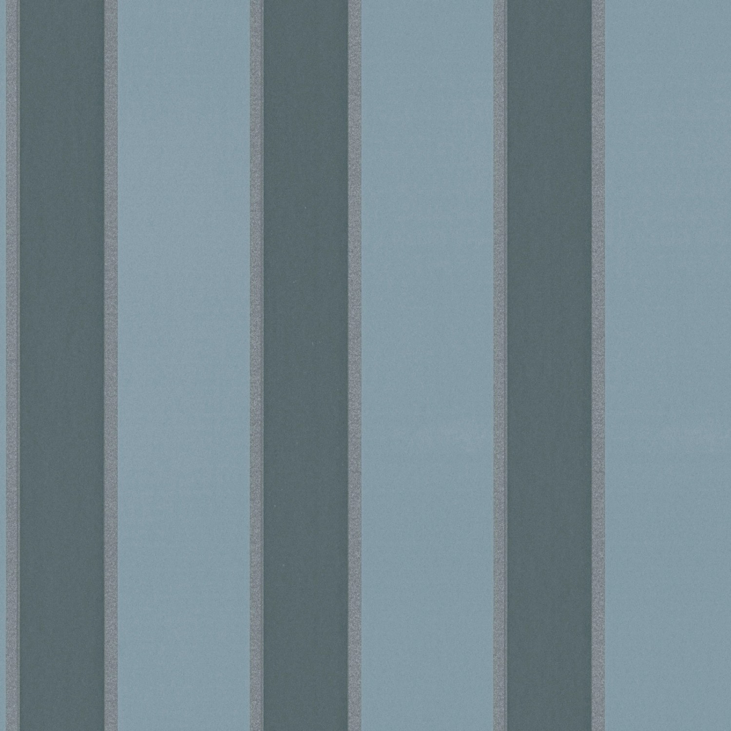 Bricoflor Klassische Tapete in Blau und Silber Dunkelblaue Streifentapete Ideal für Büro und Schlafzimmer Gestreifte Vliestapete mit Vinyl von Bricoflor