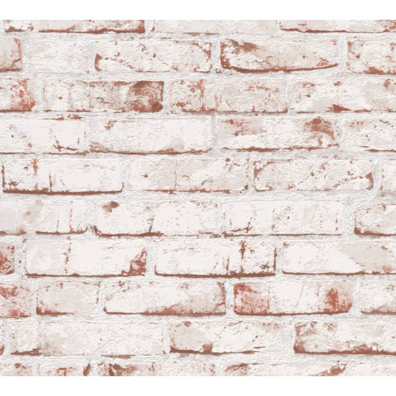 Bricoflor Klinkerstein Tapeten Panel Industrial Style Tapete Selbstklebend in Steinoptik Vliestapete für Küche und Büro im 3D Backstein Design von Bricoflor