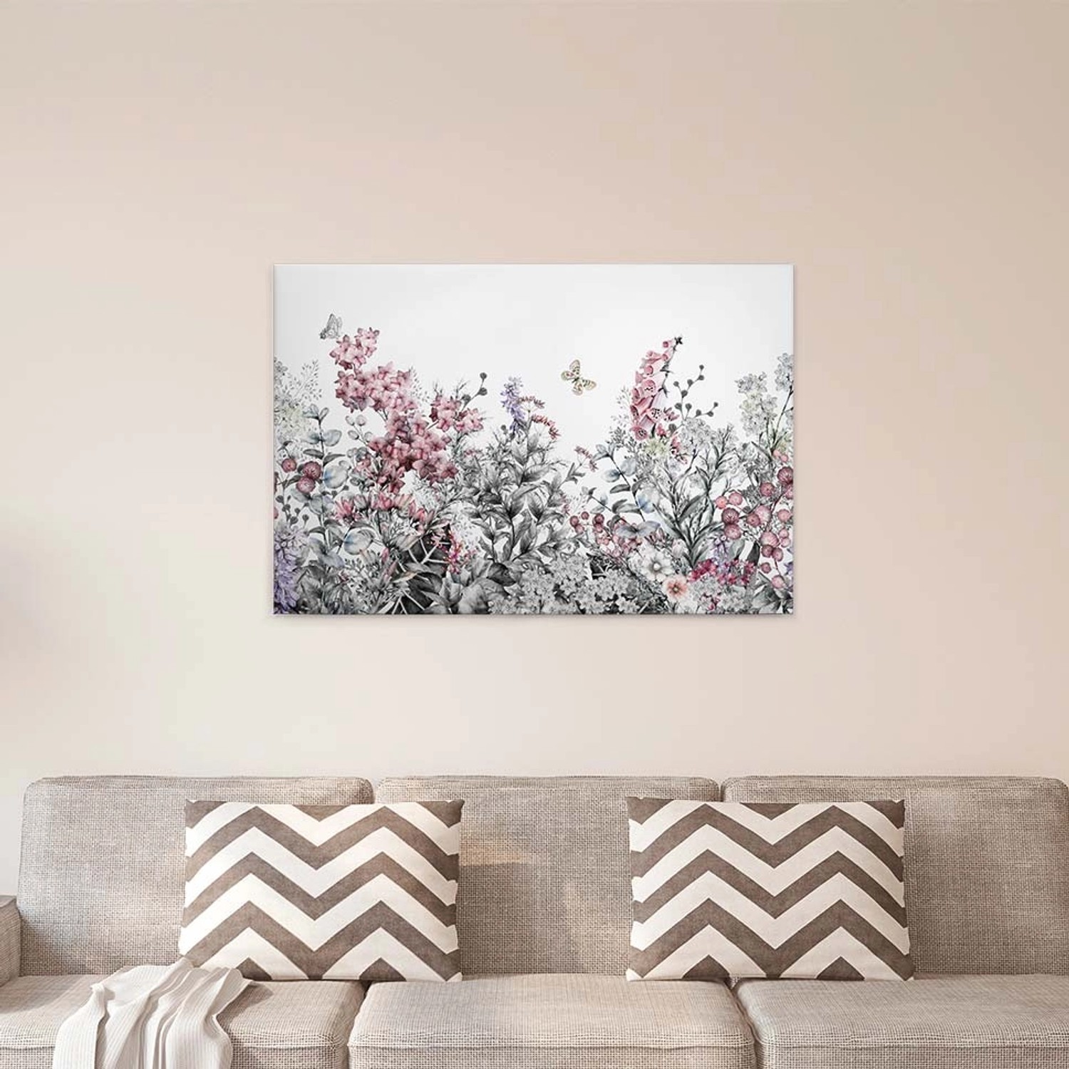 Bricoflor Leinwand Bild Mit Frühlingsblumen Und Schmetterling Blumenbild In Grün Und Rosa Für Kinderz Und Schlafzimmer Canvas Wandbild Mit Blumenwiese Bricoflor Leinwand Bild Mit Frühlingsblumen Und Schmetterling Blumenbild In Grün Und Rosa Für Kinderz Und Schlafzimmer Canvas Wandbild Mit Blumenwiese von Bricoflor
