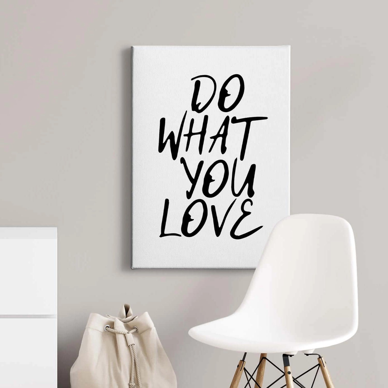 Bricoflor Leinwand Bild Mit Spruch Im Grafik Stil Schwarz Weiß Bild Do What You Love Modernes Wohnzimmer Und Büro Bild Im Hochformat Bricoflor Leinwand Bild Mit Spruch Im Grafik Stil Schwarz Weiß Bild Do What You Love Modernes Wohnzimmer Und Büro Bild Im Hochformat von Bricoflor
