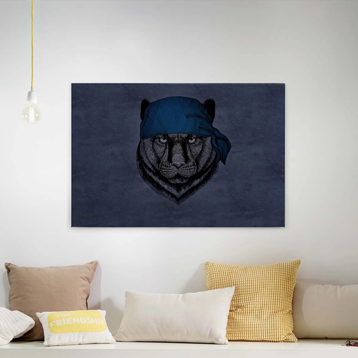 Bricoflor Leinwand Bild Panther Gezeichnet Blaues Wandbild Mit Tier Motiv Für Wohnzimmer Und Schlafzimmer Modernes Bild Auf Keilrahmen In Dunkelblau Bricoflor Leinwand Bild Panther Gezeichnet Blaues Wandbild Mit Tier Motiv Für Wohnzimmer Und Schlafzimmer Modernes Bild Auf Keilrahmen In Dunkelblau von Bricoflor