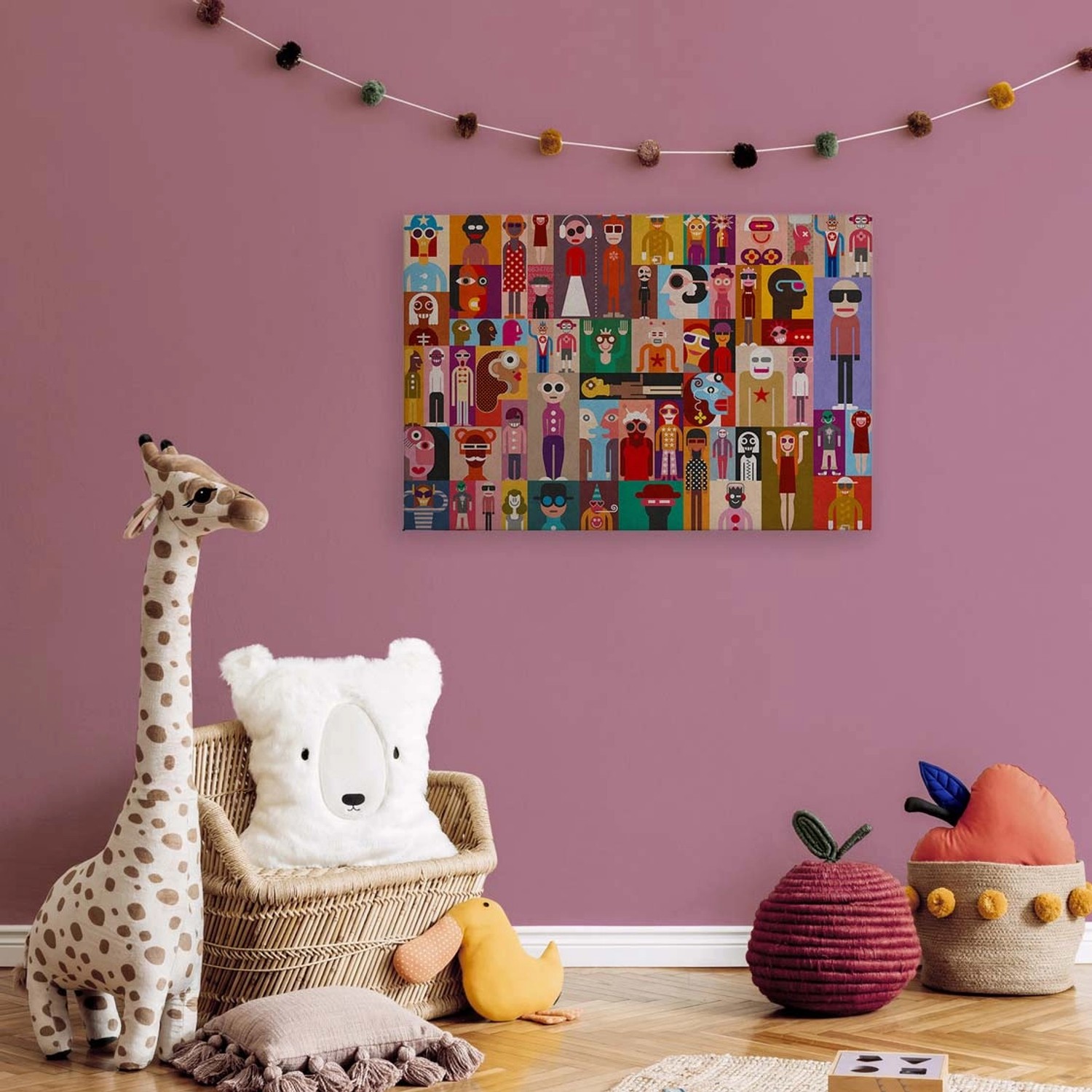 Bricoflor Abstrakte Kunst Leinwand Bunt Für Kinderzimmer Und Wohnzimmer Mosaik Wandbild Im Pop Art Stil Interessant 120 X 80 Cm Bricoflor Abstrakte Kunst Leinwand Bunt Für Kinderzimmer Und Wohnzimmer Mosaik Wandbild Im Pop Art Stil Interessant 120 X 80 Cm von Bricoflor