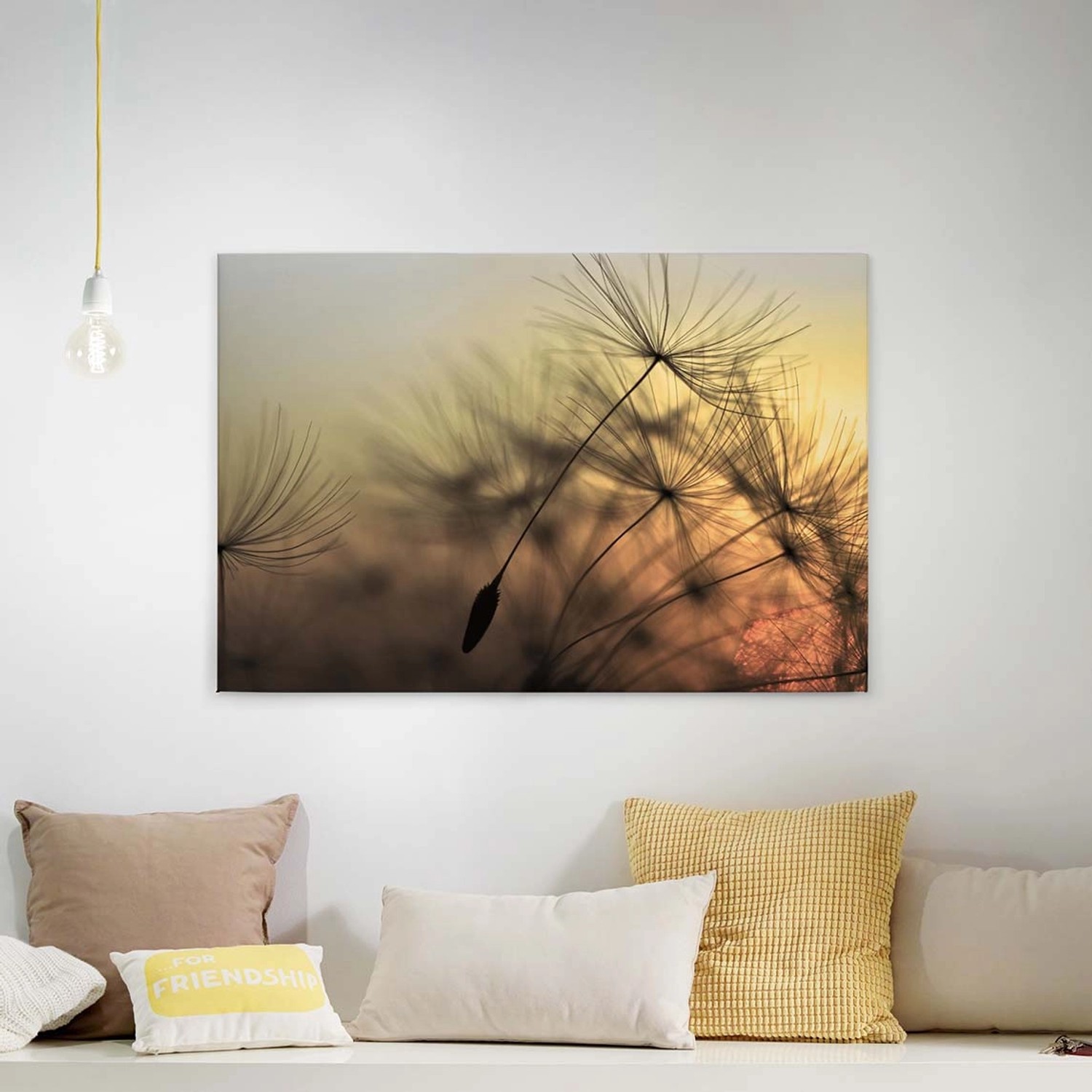 Bricoflor Leinwand Mit Pusteblume In Grau Gold Natur Wandbild Mit Sonnenuntergang Ideal Für Schlafzimmer Und Flur Canvas Bild Auf Keilrahmen Bricoflor Leinwand Mit Pusteblume In Grau Gold Natur Wandbild Mit Sonnenuntergang Ideal Für Schlafzimmer Und Flur Canvas Bild Auf Keilrahmen von Bricoflor