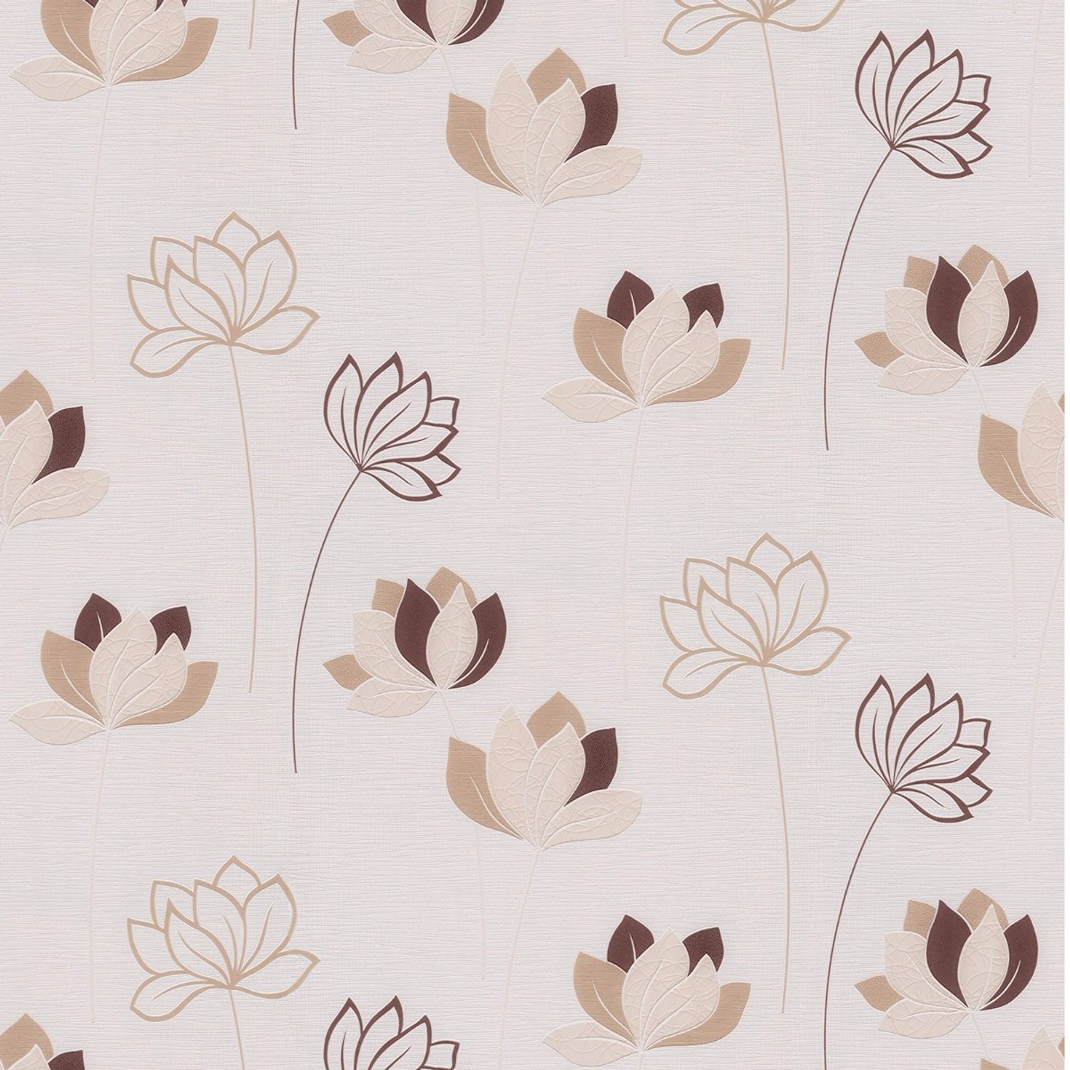 Bricoflor Lotus Tapete Beige Braun Gold Vlies Blumentapete Ideal für Wohnzimmer und Küche Moderne Vliestapete mit Blumen mit Vinyl Bricoflor Lotus Tapete Beige Braun Gold Vlies Blumentapete Ideal für Wohnzimmer und Küche Moderne Vliestapete mit Blumen mit Vinyl von Bricoflor