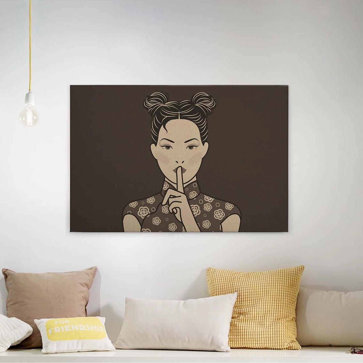 Bricoflor Manga Leinwand Bild Grau Braun Modernes Wandbild Mit Japan Motiv Für Schlafzimmer Und Wohnzimmer Canvas Leinwandbild Mit Asiatischem Design Bricoflor Manga Leinwand Bild Grau Braun Modernes Wandbild Mit Japan Motiv Für Schlafzimmer Und Wohnzimmer Canvas Leinwandbild Mit Asiatischem Design von Bricoflor