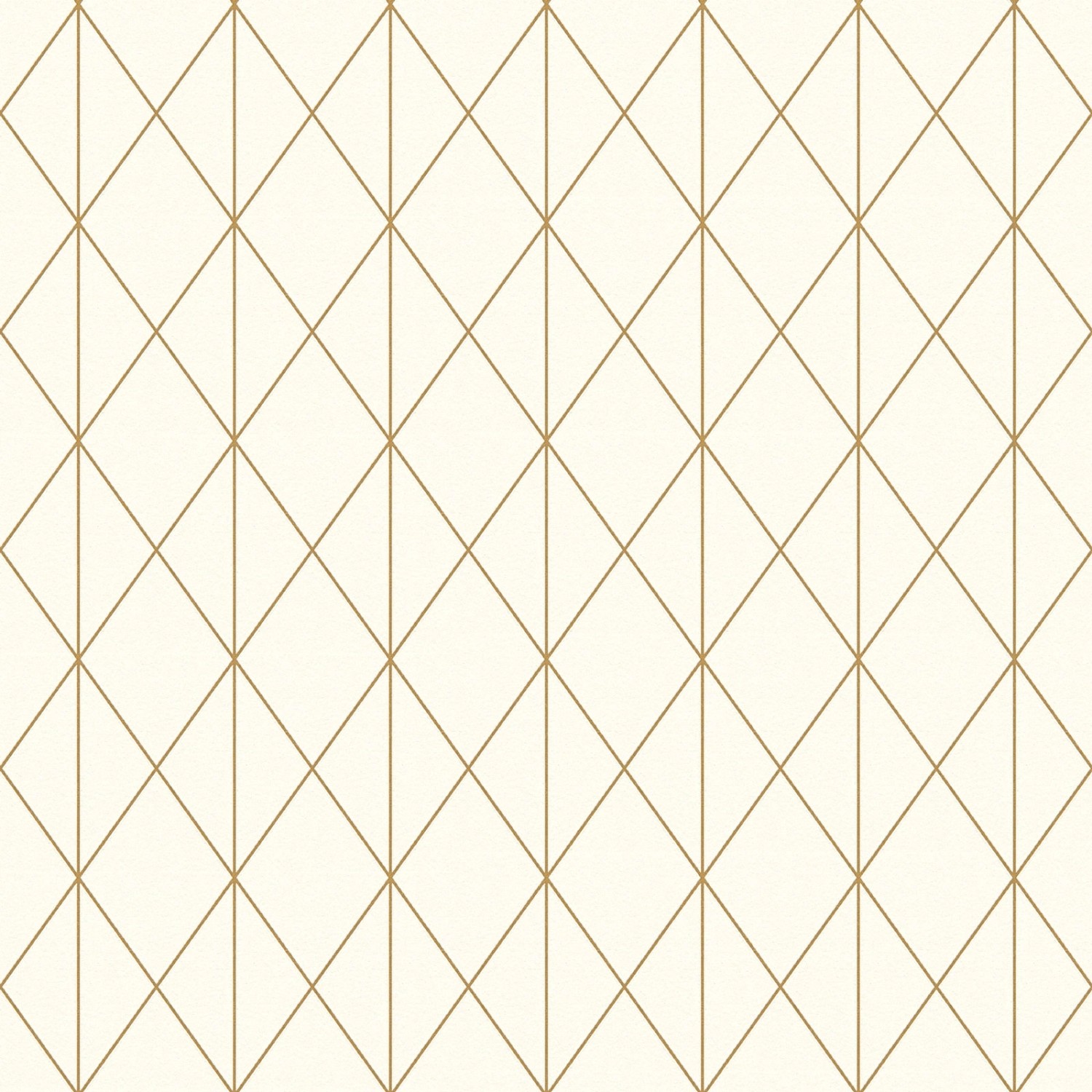 Bricoflor Metallic Tapete Geometrisch Moderne Skandinavische Vliestapete in Weiß und Kupfer Rauten Wandtapete mit Gold Ideal für Schlafzimmer von Bricoflor