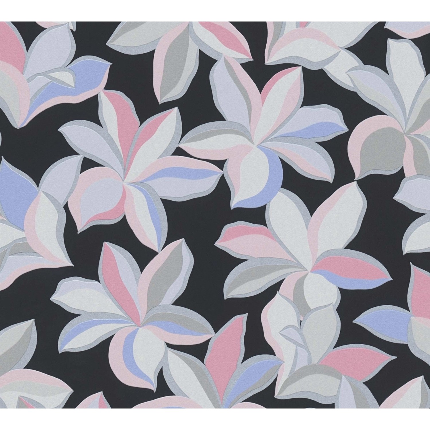 Bricoflor Moderne Blumentapete für Mädchenzimmer und Küche Lilien Tapete Schwarz Lila Rosa ausgefallene Vliestapete mit Blumen Bricoflor Moderne Blumentapete für Mädchenzimmer und Küche Lilien Tapete Schwarz Lila Rosa ausgefallene Vliestapete mit Blumen von Bricoflor