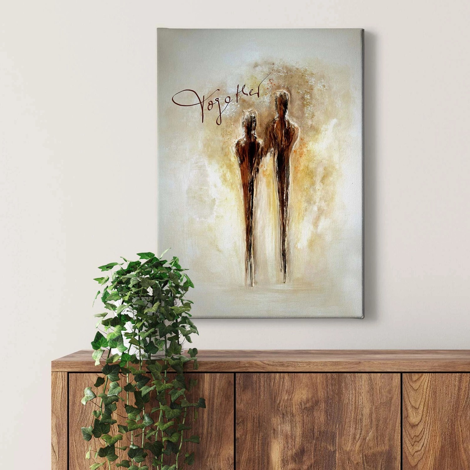 Bricoflor Moderne Kunst Bild Mit Personen Abstrakte Kunst Leinwand Bild In Braun Und Gold Wohnzimmer Und Flur Leinwandbild Im Hochformat Bricoflor Moderne Kunst Bild Mit Personen Abstrakte Kunst Leinwand Bild In Braun Und Gold Wohnzimmer Und Flur Leinwandbild Im Hochformat von Bricoflor