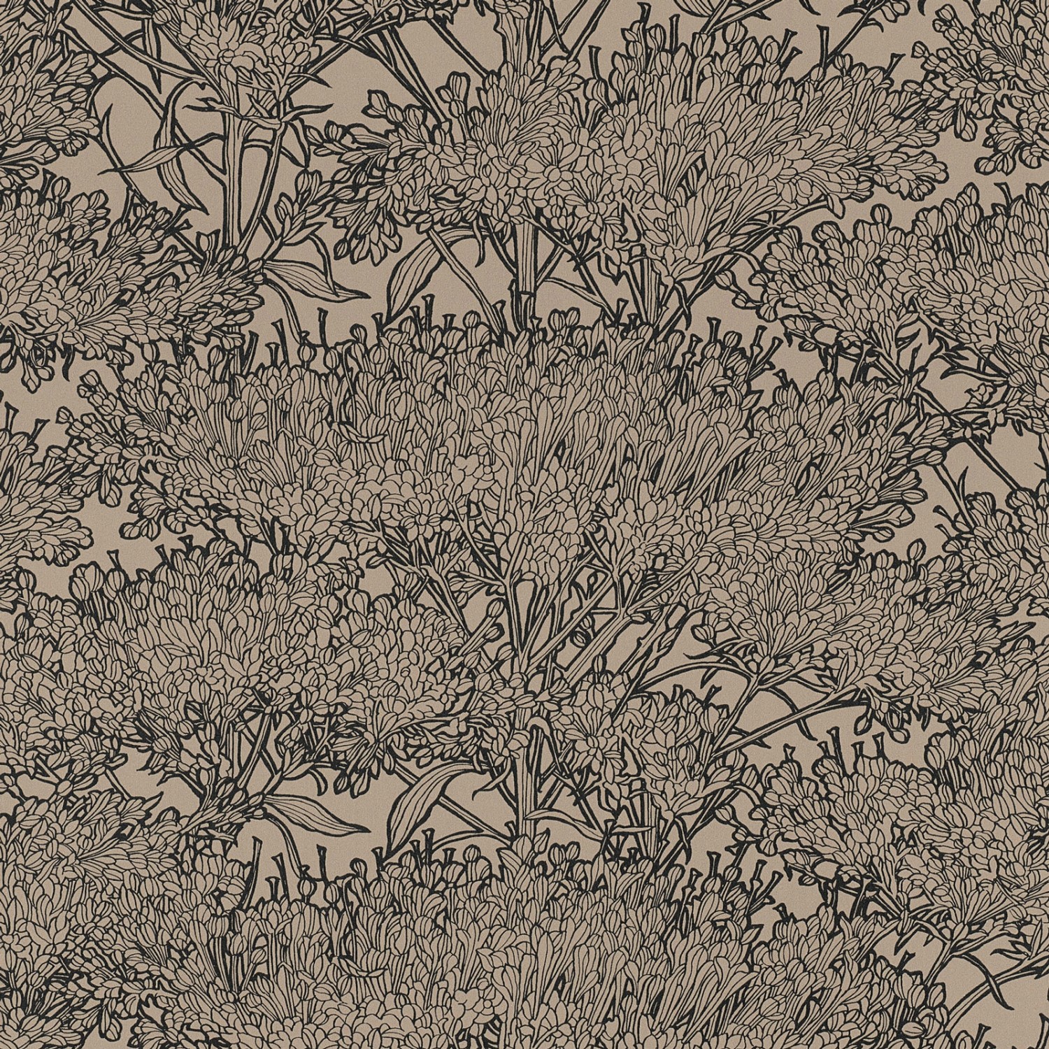 Bricoflor Moderne Tapete mit Blumen Florale Tapete in Beige und Schwarz Ideal für Schlafzimmer und Wohnzimmer Braune Vliestapete mit Blumenmuster Bricoflor Moderne Tapete mit Blumen Florale Tapete in Beige und Schwarz Ideal für Schlafzimmer und Wohnzimmer Braune Vliestapete mit Blumenmuster von Bricoflor