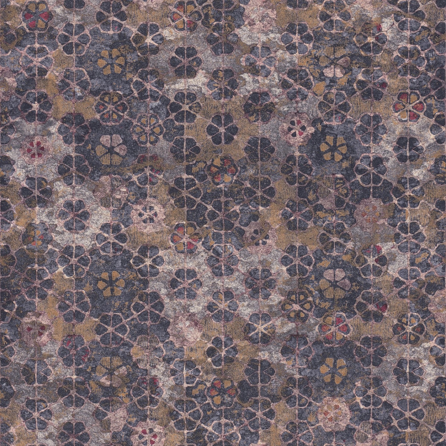 Bricoflor Mosaik Tapete Spanisch Retro Vliestapete in Lila Braun Ideal für Wohn und Esszimmer Dunkle Vlies Mustertapete mit Blumen in Violett Ocker Bricoflor Mosaik Tapete Spanisch Retro Vliestapete in Lila Braun Ideal für Wohn und Esszimmer Dunkle Vlies Mustertapete mit Blumen in Violett Ocker von Bricoflor