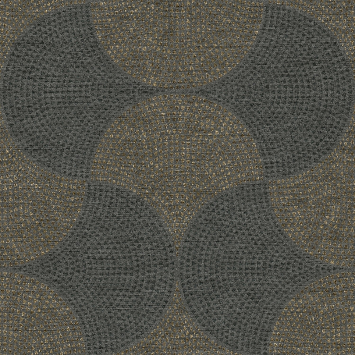 Bricoflor Mosaik Tapete im Ethno Chic Afrikanische Muster Vliestapete in Braun Gold Schwarz Elegante Vlies Wandtapete Geometrisch für Wohnzimmer von Bricoflor