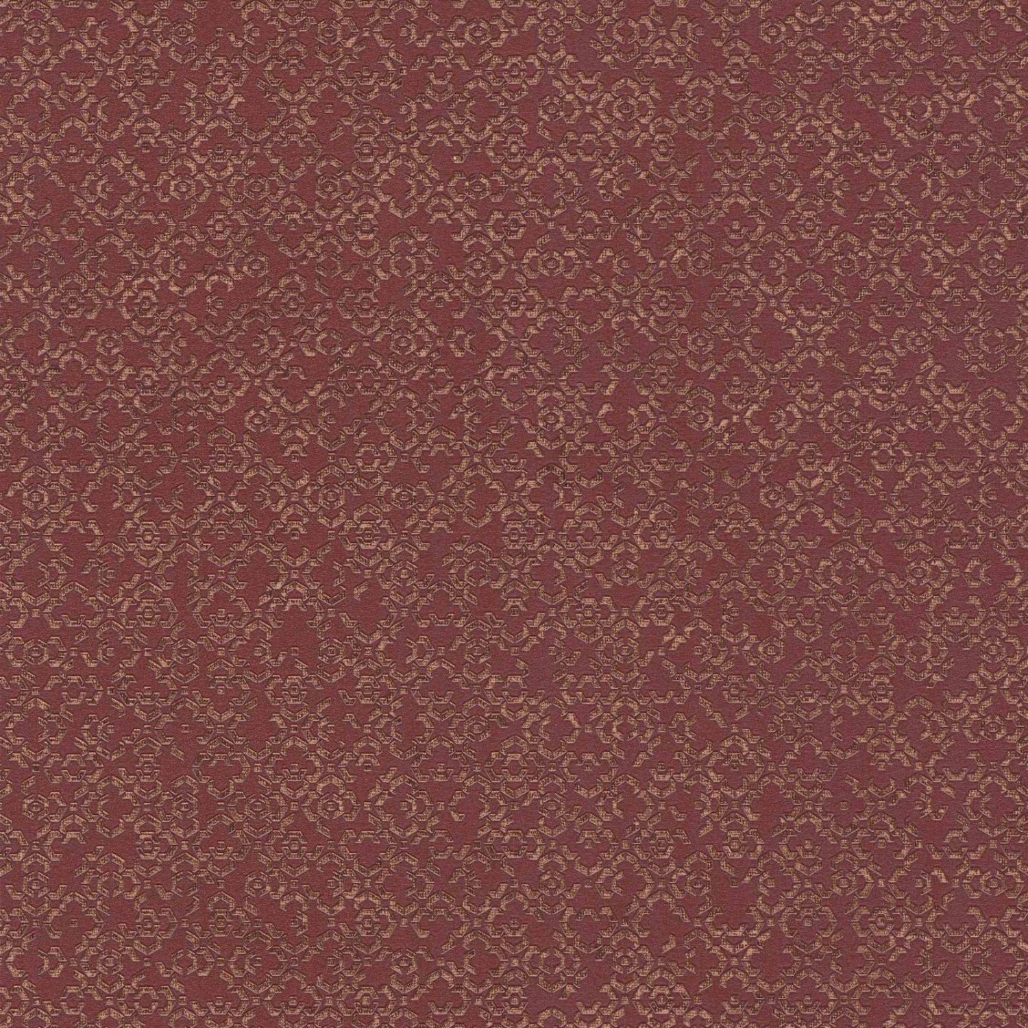 Bricoflor Orientalische Tapete Dunkelrot Vlies Mustertapete Marokkanisch in Weinrot Rote Vliestapete mit Orient Ornament für Ess und Schlafzimmer von Bricoflor