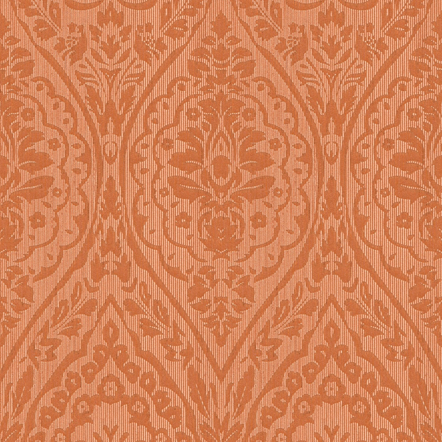 Bricoflor Ornament Tapete in Terracotta Florale Vliestapete mit Barock Muster Romantisch Landhaus Textiltapete Ideal für Esszimmer und Wohnzimmer Bricoflor Ornament Tapete in Terracotta Florale Vliestapete mit Barock Muster Romantisch Landhaus Textiltapete Ideal für Esszimmer und Wohnzimmer von Bricoflor