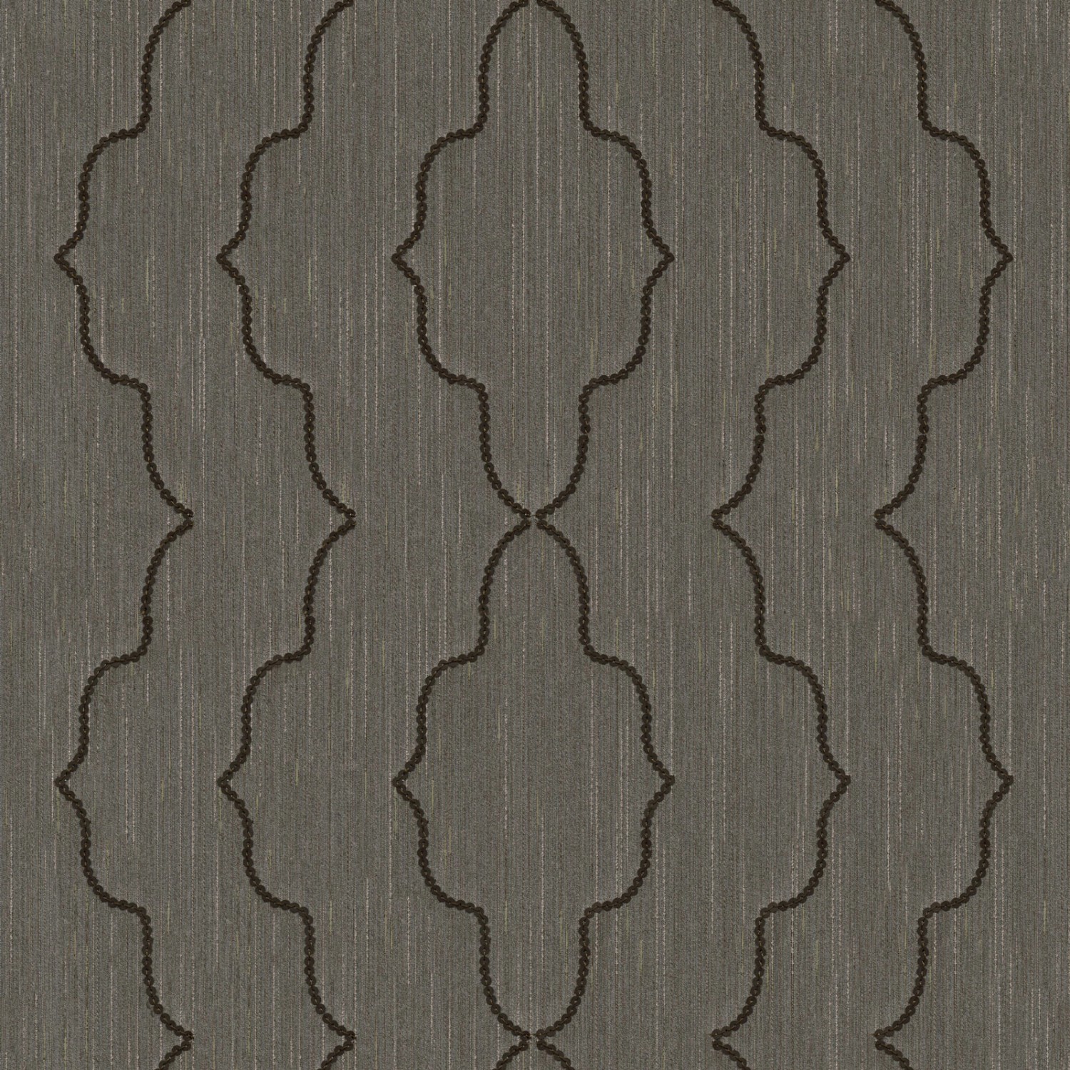 Bricoflor Ornament Vliestapete Schwarz anthrazit Elegante Pailletten Tapete im Art Deco Stil für Wohn und Schlafzimmer Flock Samt Wandtapete aus Vlies von Bricoflor