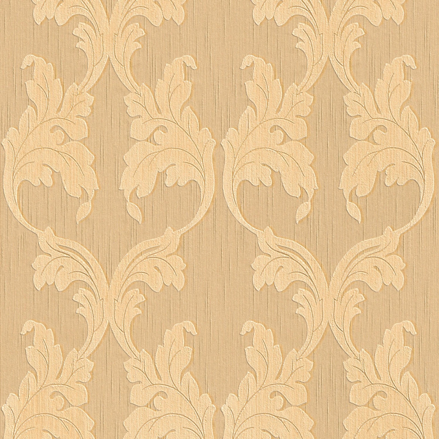Bricoflor Ornament Vliestapete in Apricot Beige Edle Vlies Textiltapete mit Blätter Muster für Wohn und Esszimmer Elegante Textil Vliestapete Orange Bricoflor Ornament Vliestapete in Apricot Beige Edle Vlies Textiltapete mit Blätter Muster für Wohn und Esszimmer Elegante Textil Vliestapete Orange von Bricoflor
