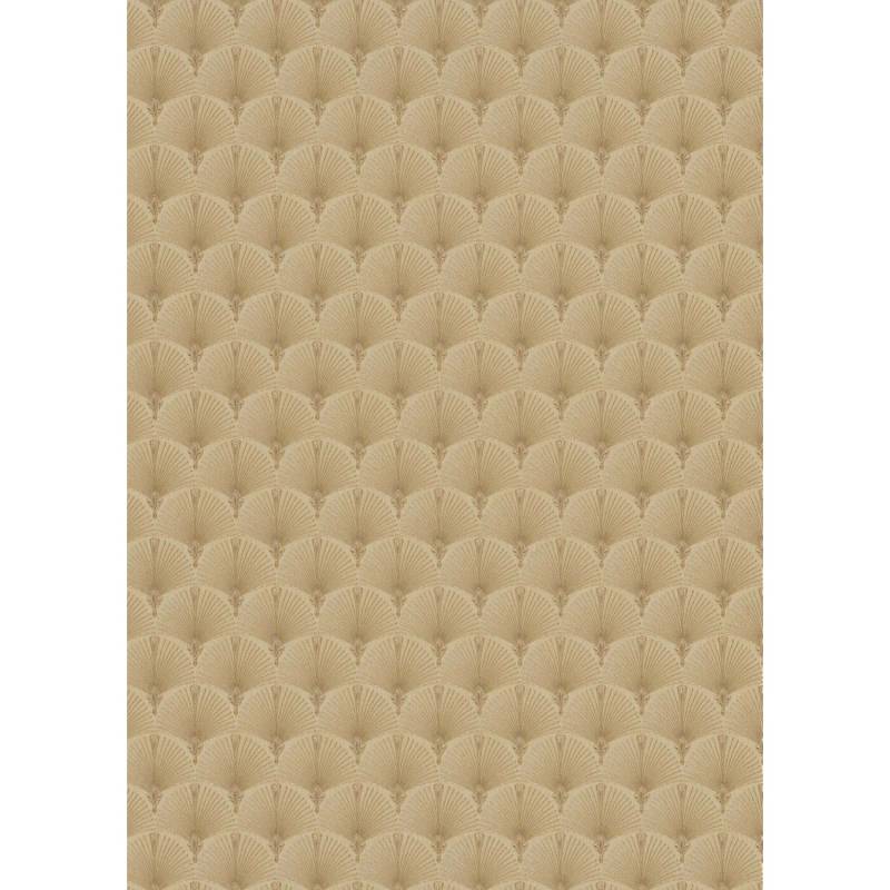 Bricoflor Ornament Vliestapete in Gold von Bricoflor