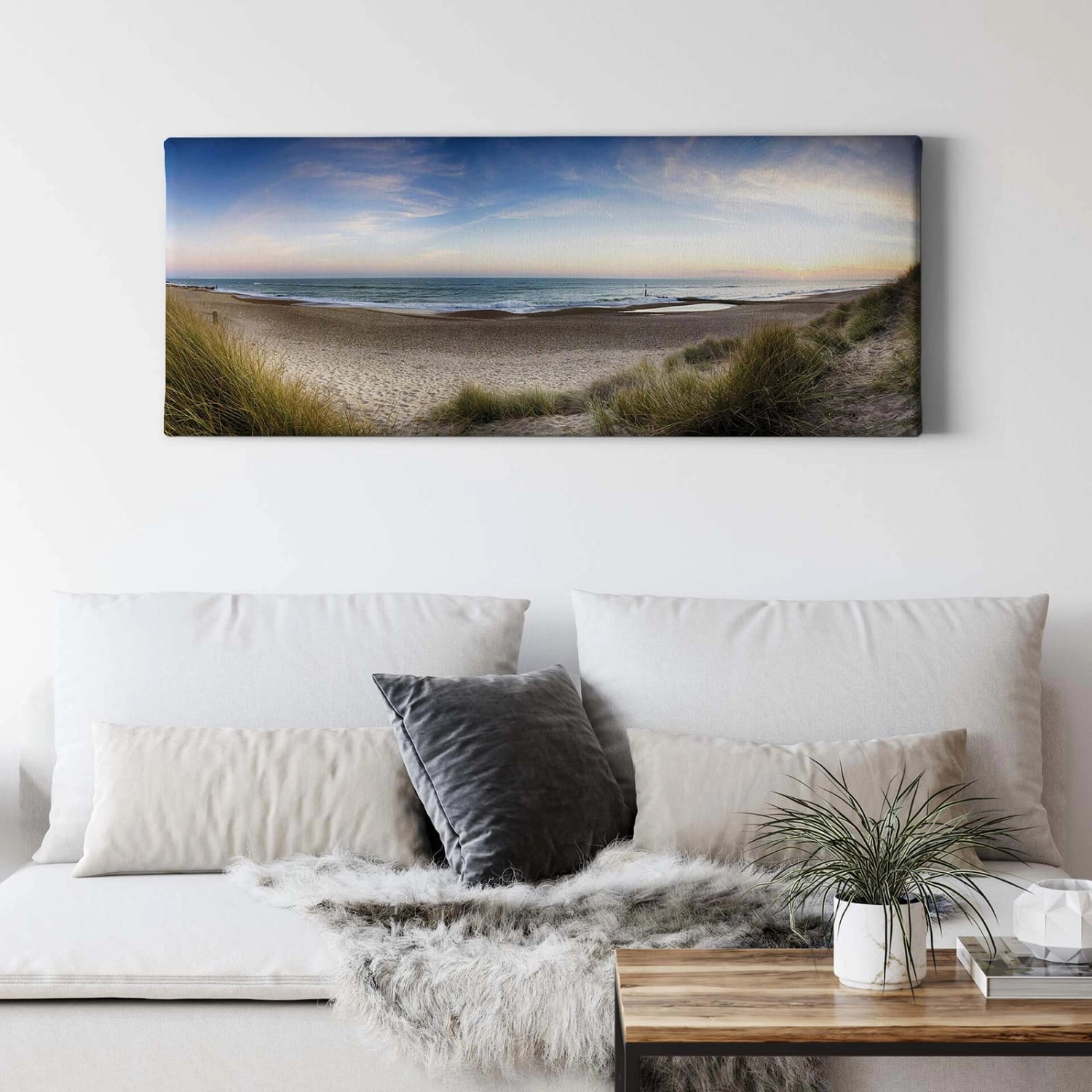 Bricoflor Panorama Leinwand Mit Strand Motiv Meer Leinwandbild In Blau Und Grün Sandstrand Wandbild Ideal Für Schlafzimmer Und Badezimmer Bricoflor Panorama Leinwand Mit Strand Motiv Meer Leinwandbild In Blau Und Grün Sandstrand Wandbild Ideal Für Schlafzimmer Und Badezimmer von Bricoflor