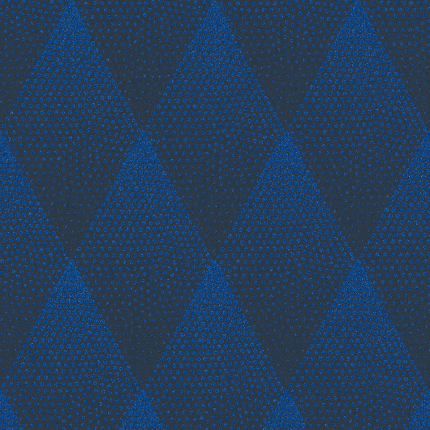 Bricoflor Rauten Tapete in Dunkelblau Moderne Vliestapete mit Rautenmuster in Blau Vlies Mustertapete mit Punkte Design Geometrisch für Wohnzimmer von Bricoflor