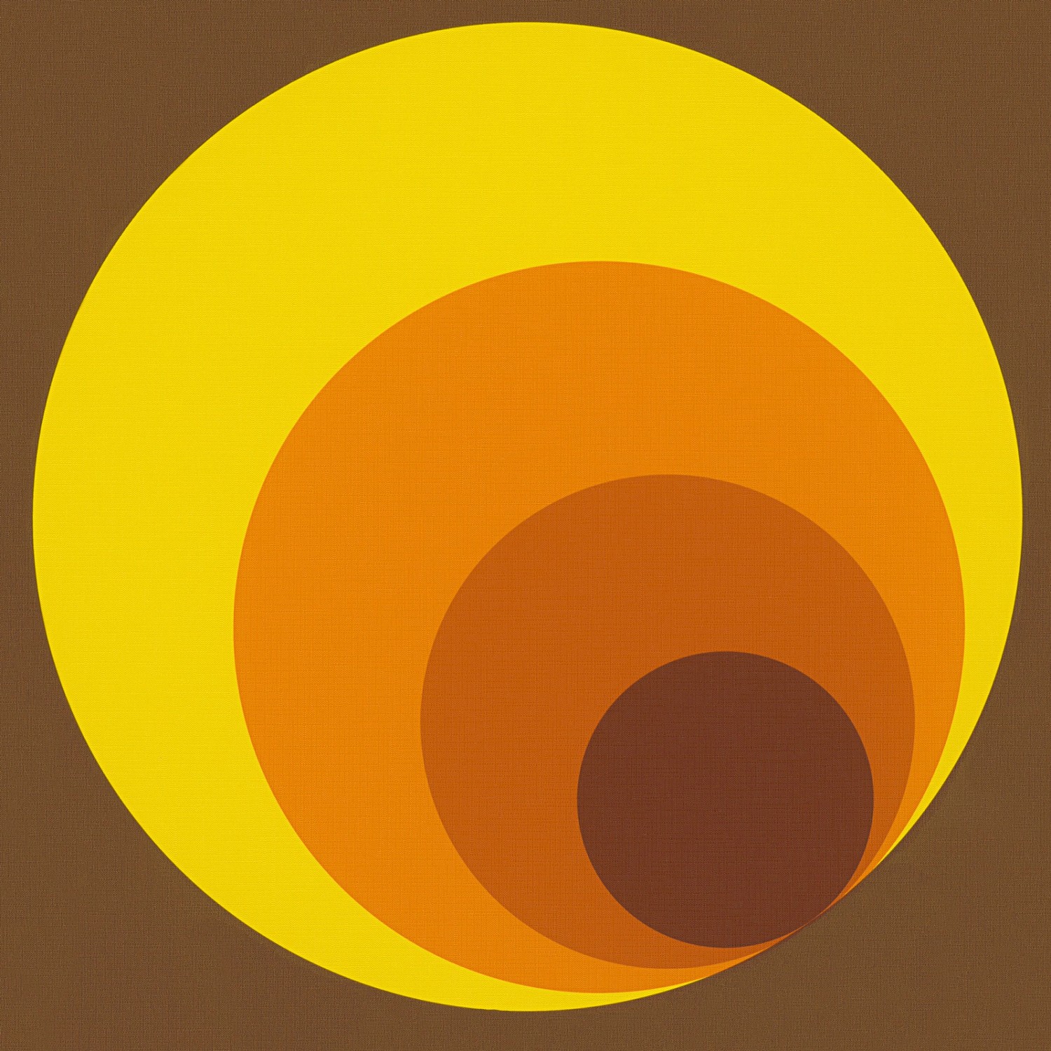 Bricoflor Retro Tapete mit Kreisen in Orange Braun Gelb 70er Jahre Vliestapete Geometrisch Ideal für Wohnzimmer und Schlafzimmer von Bricoflor