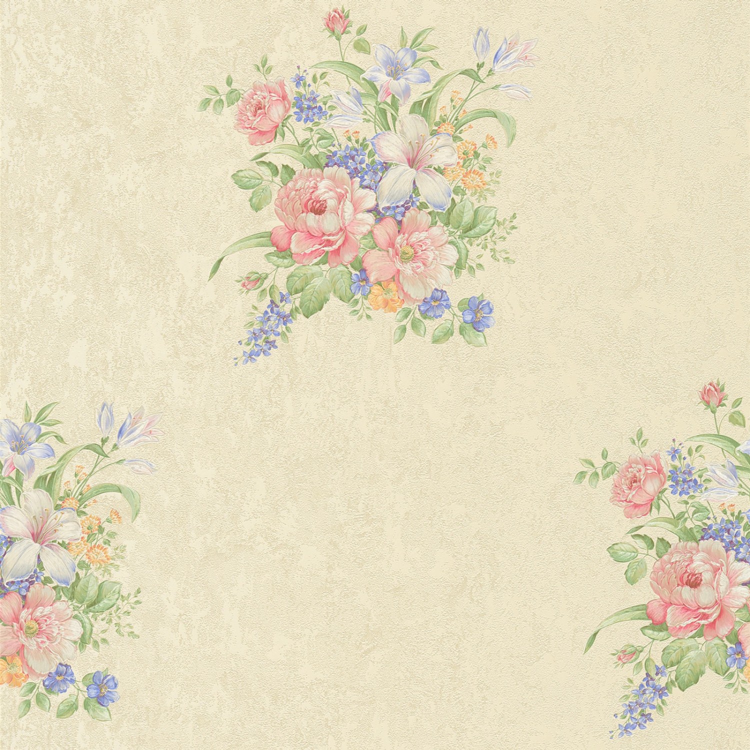 Bricoflor Romantische Blumentapete in Creme Pastell Beige Vliestapete mit Blumen in Blau Rosa Grün Landhaus Tapete Floral Ideal für Schlafzimmer Bricoflor Romantische Blumentapete in Creme Pastell Beige Vliestapete mit Blumen in Blau Rosa Grün Landhaus Tapete Floral Ideal für Schlafzimmer von Bricoflor