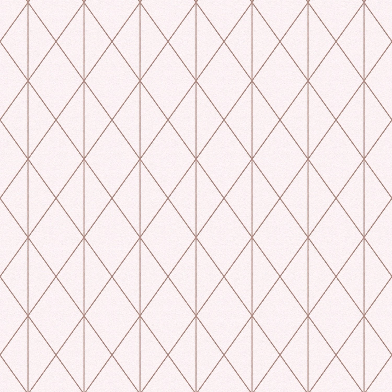 Bricoflor Rosegold Tapete Geometrisch Scandinavian Tapete mit Rauten Muster Ideal für Wohnzimmer Grafische Vliestapete mit Metallic Effekt von Bricoflor