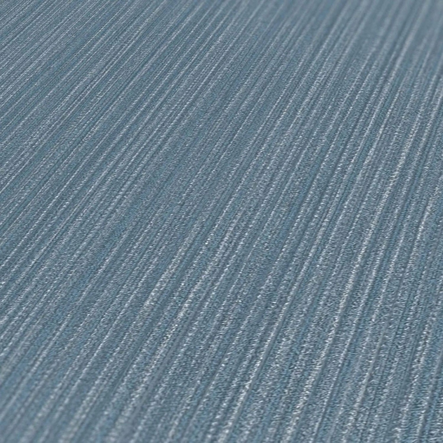 Bricoflor Schlichte Tapete Taubenblau Silber Moderne Vliestapete mit Linien Ideal für Wohnzimmer und Schlafzimmer von Bricoflor