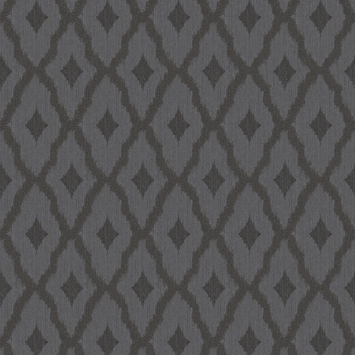 Bricoflor Schwarze Tapete mit Rauten Wohnzimmer und Schlafzimmer Vlies Textiltapete mit Rautenmuster anthrazit Vliestapete mit Textil Design Elegant Bricoflor Schwarze Tapete mit Rauten Wohnzimmer und Schlafzimmer Vlies Textiltapete mit Rautenmuster anthrazit Vliestapete mit Textil Design Elegant von Bricoflor