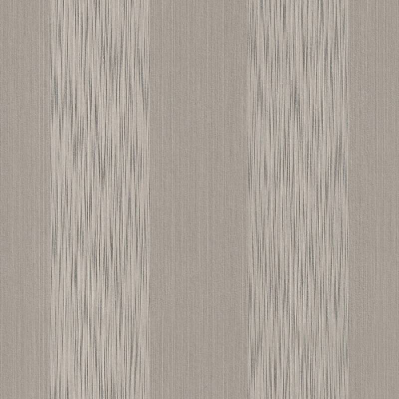 Bricoflor Silber Graue Tapete mit Textil Streifen Vlies Textiltapete mit Blockstreifen Elegant Gestreifte Vliestapete in Dunkelgrau für Schlafzimmer von Bricoflor