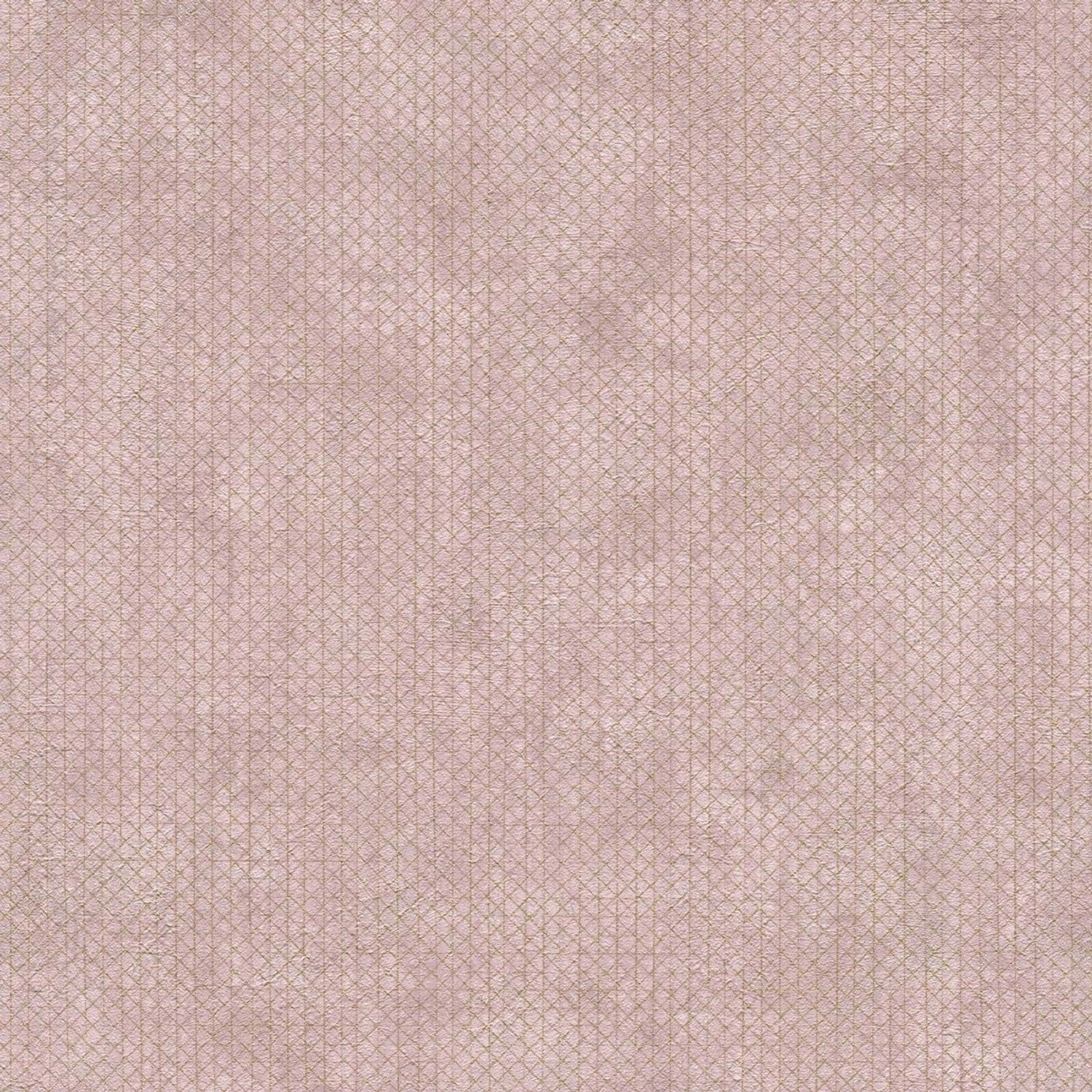 Bricoflor Tapete Altrosa mit Muster Metallic Vliestapete mit Rauten Design Geometrisch Ideal für Schlafzimmer und Wohnzimmer von Bricoflor