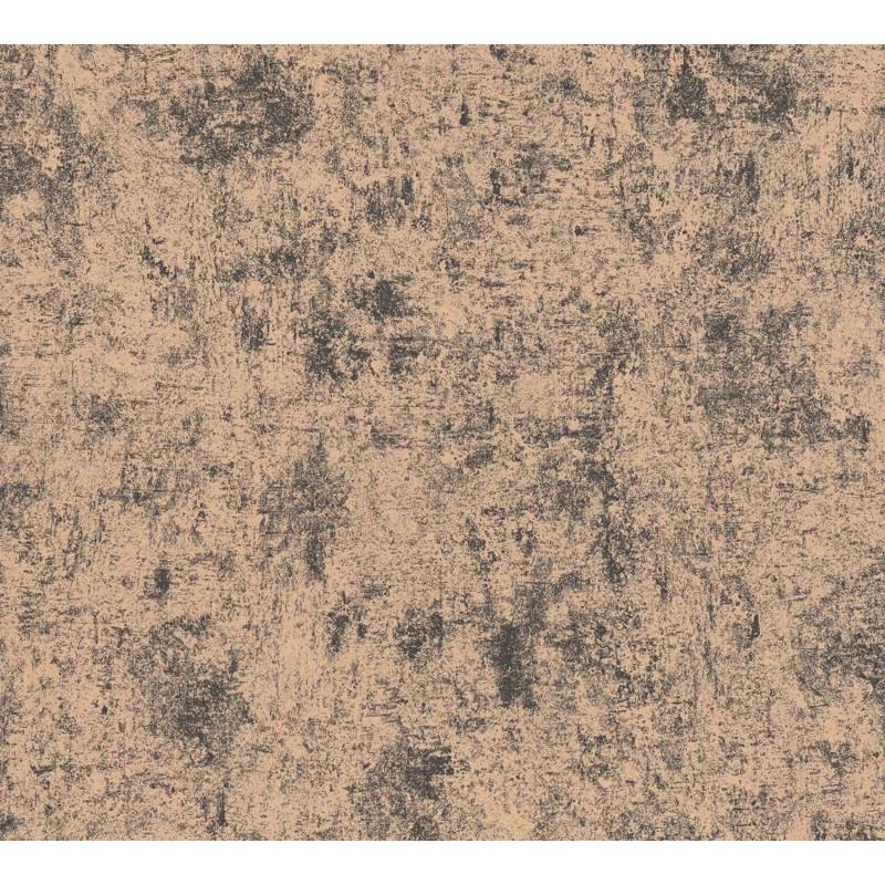 Bricoflor Tapete Gold Beton Elegante Vliestapete in Betonoptik mit Gold Metallic Effekt Ideal für Art Déco Wohnzimmer und Küche von Bricoflor