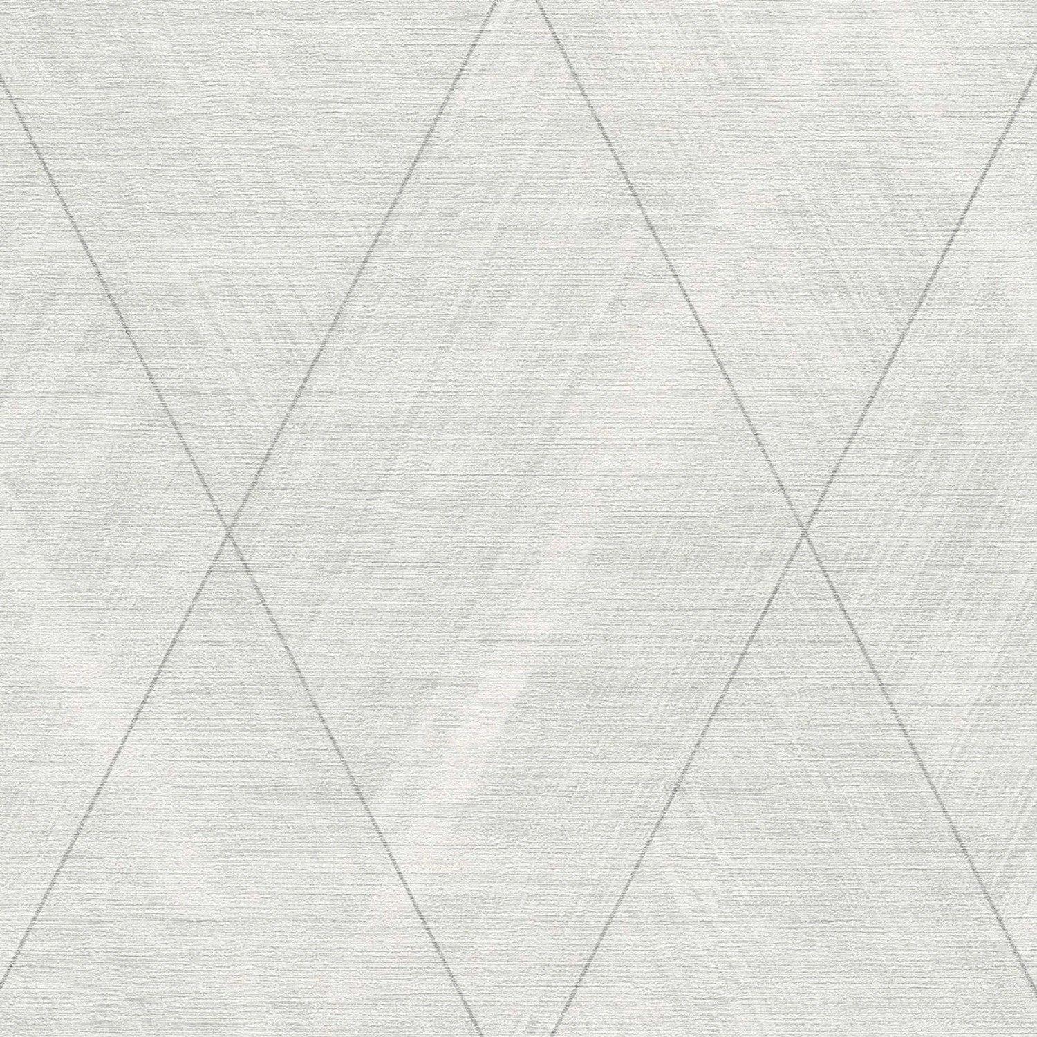 Bricoflor Tapete Rautenmuster in Weiß Creme Ideal für Büro und Schlafzimmer Geometrische Vliestapete Modern mit Vinyl von Bricoflor