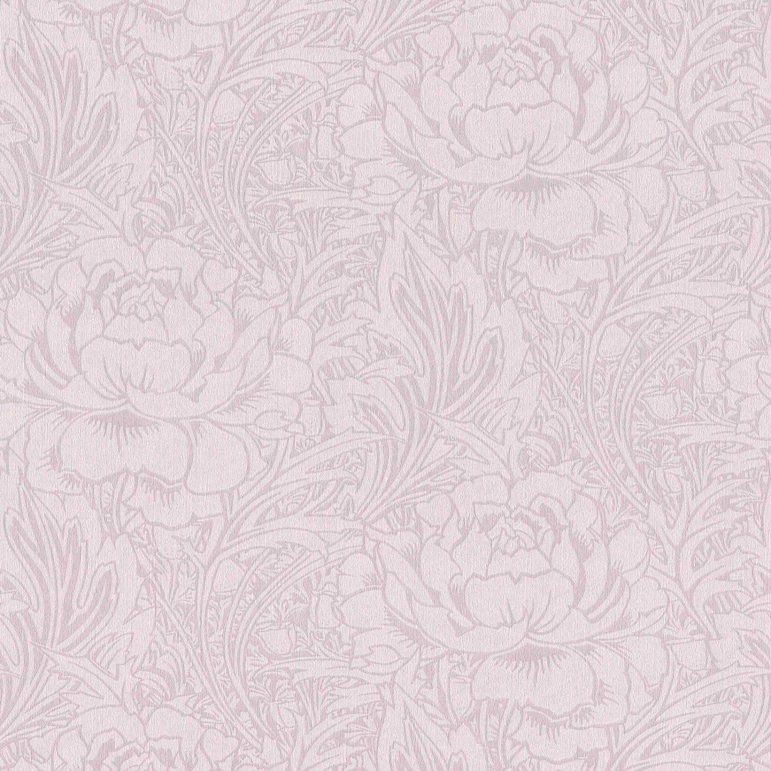 Bricoflor Taupe Tapete mit Rosen Blumen Vliestapete in Grau Beige Ideal für Esszimmer und Schlafzimmer Vlies Rosentapete im Vintage Landhausstil von Bricoflor