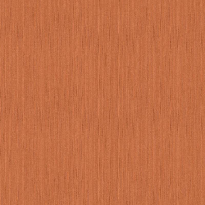 Bricoflor Uni Vliestapete in Terracotta Wohnzimmer und Esszimmer Tapete mit Textil Einfarbig Orange Rote Vlies Textiltapete Schlicht von Bricoflor