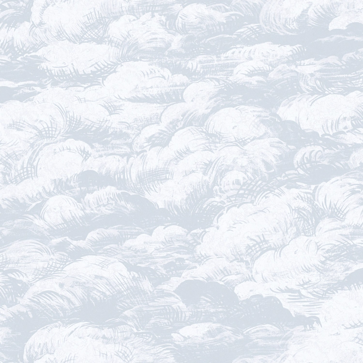 Bricoflor Vlies Babytapete Grau Weiß Kinder und Schlafzimmer Tapete mit Wolken Gezeichnet Skandinavische Vlies Mustertapete mit Himmel in Hellgrau von Bricoflor