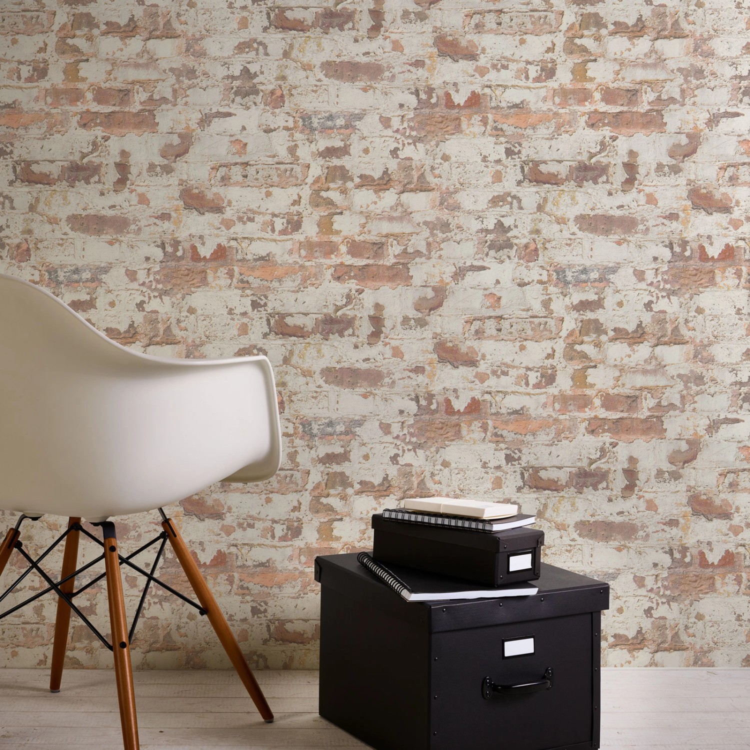 Bricoflor Vlies Steintapete Weiß Braun Rot Ideal für Küche und Wohnzimmer Moderne Vliestapete in Steinoptik Urban Bricoflor Vlies Steintapete Weiß Braun Rot Ideal für Küche und Wohnzimmer Moderne Vliestapete in Steinoptik Urban von Bricoflor