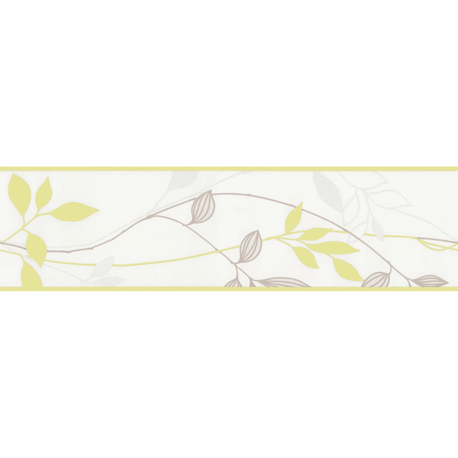 Bricoflor Vlies Tapetenbordüre mit Blätter Design Moderne Tapeten Bordüre mit Blumen Hellgrüne Wandbordüre Ideal für Badezimmer und Küche Bricoflor Vlies Tapetenbordüre mit Blätter Design Moderne Tapeten Bordüre mit Blumen Hellgrüne Wandbordüre Ideal für Badezimmer und Küche von Bricoflor