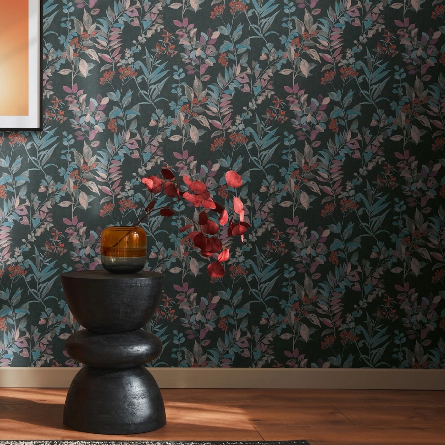Bricoflor Schwarze Tapete Mit Blumen Gemalt Design Vliestapete Floral Glatte Wandtapete Ideal Für Wohnzimmer Und Schlafzimmer Bricoflor Schwarze Tapete Mit Blumen Gemalt Design Vliestapete Floral Glatte Wandtapete Ideal Für Wohnzimmer Und Schlafzimmer von Bricoflor