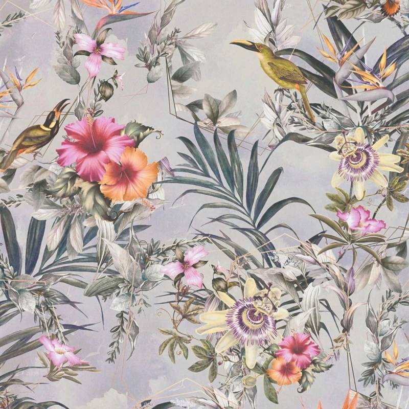 Bricoflor Tapete Palmen Und Hibiskus Tropische Vliestapete Mit Blumen Und Vögeln Bunte Blumentapete Ideal Für Wohnzimmer Bricoflor Tapete Palmen Und Hibiskus Tropische Vliestapete Mit Blumen Und Vögeln Bunte Blumentapete Ideal Für Wohnzimmer von Bricoflor