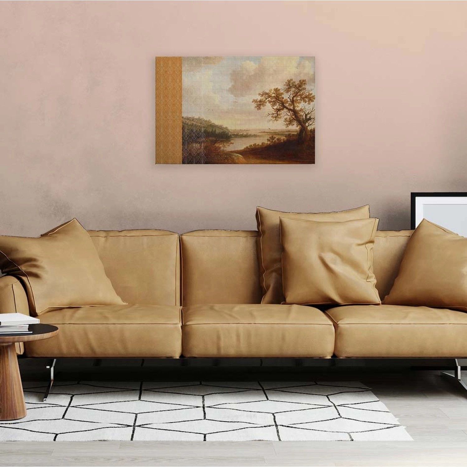 Bricoflor Wandbild Art Déco Leinwandbild Mit Gemälde Im 20Er Jahre Stil Jugendstil Leinwand In Gold Gelb 120X80 Cm Für Wohnzimmer Bricoflor Wandbild Art Déco Leinwandbild Mit Gemälde Im 20Er Jahre Stil Jugendstil Leinwand In Gold Gelb 120X80 Cm Für Wohnzimmer von Bricoflor