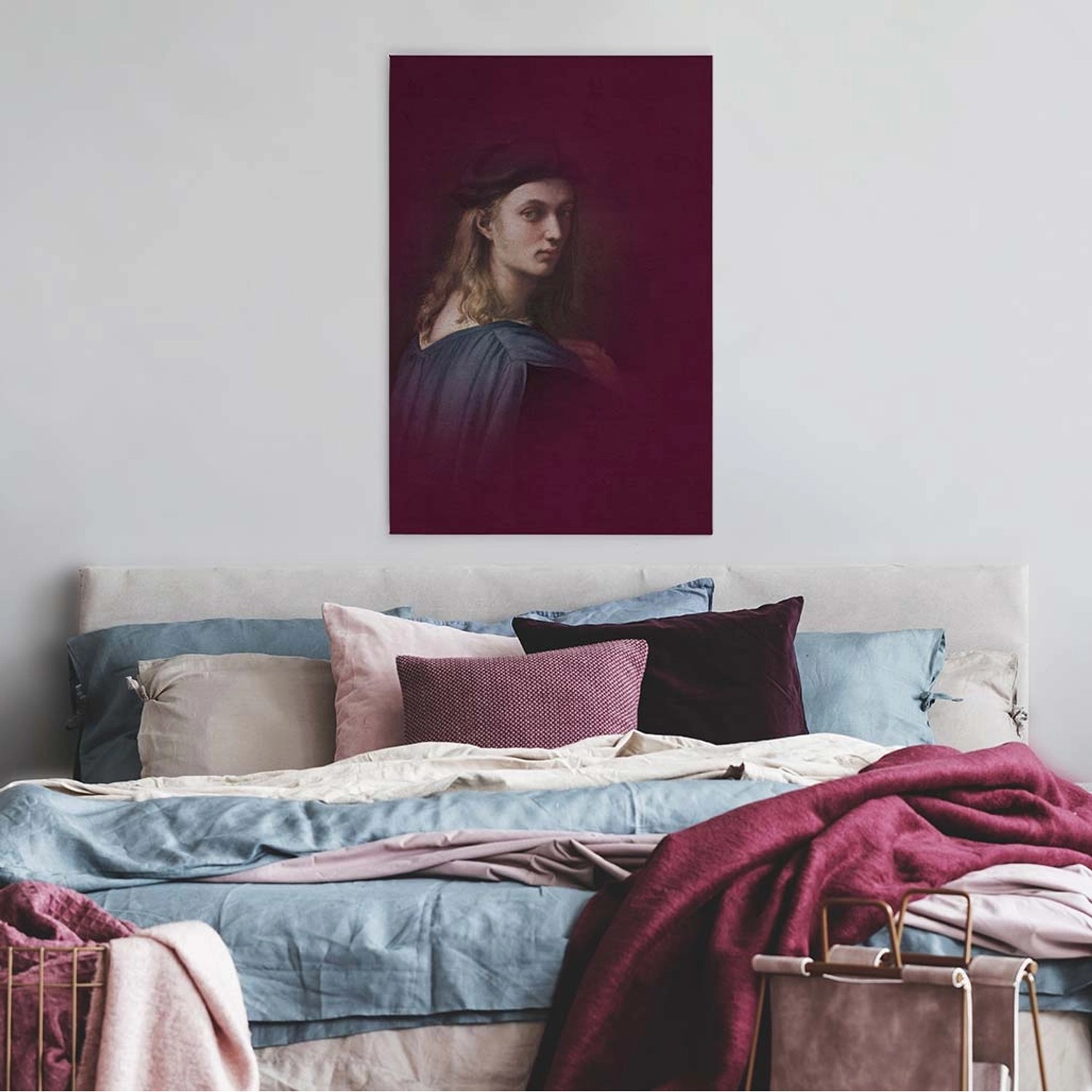 Bricoflor Wandbild Portrait Violett Leinwandbild Mit Gemälde Motiv Lila In 60X90 Cm Hochkant Bild Ölgemälde Auf Leinwand Bricoflor Wandbild Portrait Violett Leinwandbild Mit Gemälde Motiv Lila In 60X90 Cm Hochkant Bild Ölgemälde Auf Leinwand von Bricoflor