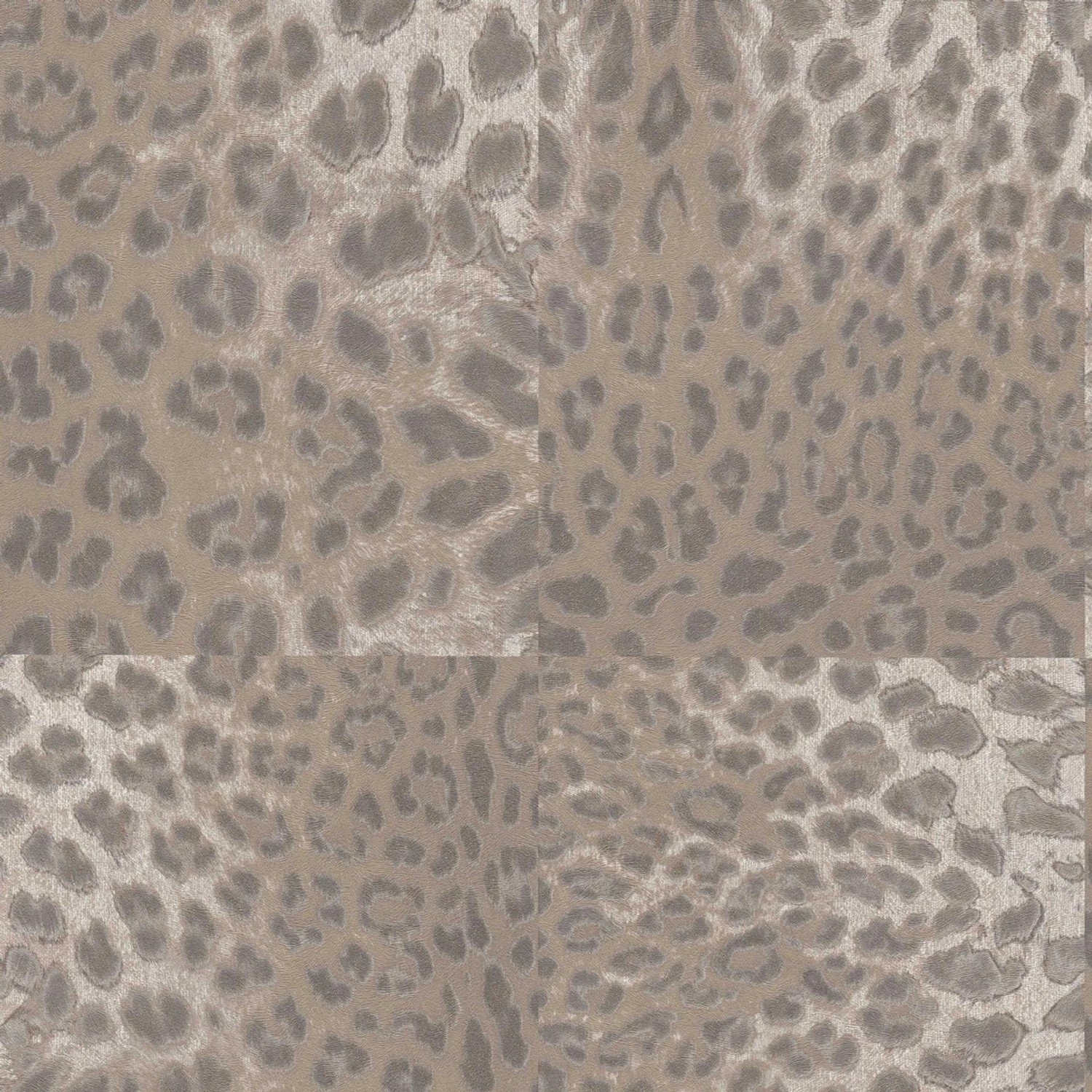 Bricoflor animal Print Tapete Taupe Beige Leoparden Vliestapete Elegant Ideal für Wohnzimmer und Schlafzimmer von Bricoflor