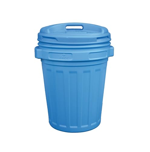 Briconess.com Abfalleimer mit Schraubdeckel und luftdichtem Verschluss, 70 l, Blau von Briconess.com