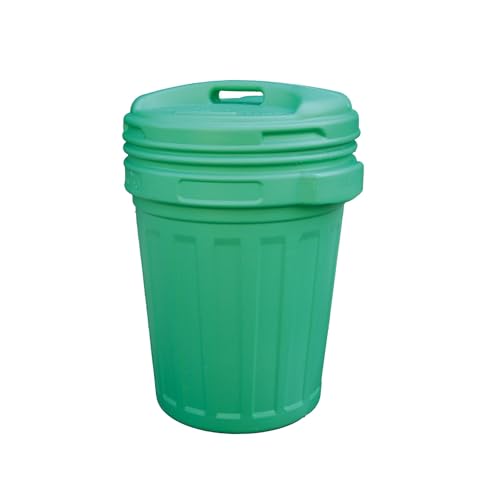 Briconess.com Abfalleimer mit Schraubdeckel und luftdichtem Verschluss, 70 l, Grün von Briconess.com