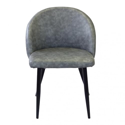 Briconess.com Call Me Großer Sessel für den Innenbereich mit Metallgestell und weichem Sitz mit Kunstleder bezogen - Grau Briconess.com Call Me Großer Sessel für den Innenbereich mit Metallgestell und weichem Sitz mit Kunstleder bezogen - Grau von Briconess.com