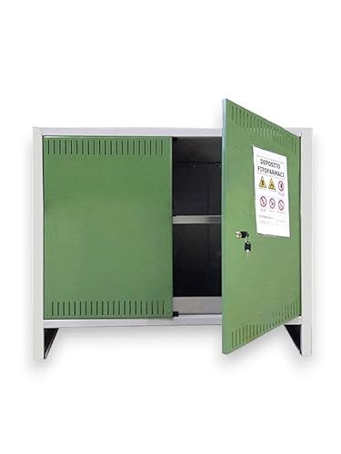 Briconess.com Metallschrank für Pflanzenschutzmittel hoch 2 Türen 80x100x40 cm L1000 niedrig Briconess.com Metallschrank für Pflanzenschutzmittel hoch 2 Türen 80x100x40 cm L1000 niedrig von Briconess.com