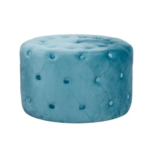 Briconess.com Sitzsack rund 67 cm mit weichem und farbigem Samt bezogen - Darkcyan von Briconess.com