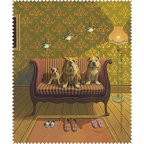 Bridgeman Art Library Microfasertuch/Brillenputztuch Doggs - Bunte Hunde - Creature Comforts RBT316 von Bridgeman Art Library