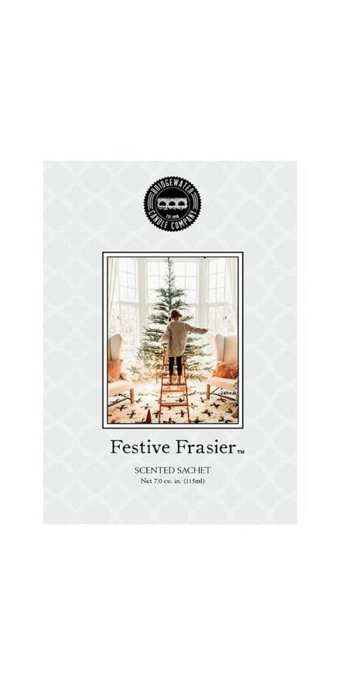 Bridgewater Candle Company Raumduft Duftsachet Festive Frasier 115ml, 115ml parfümierte Tonerde im Duftbeutel von Bridgewater Candle Company