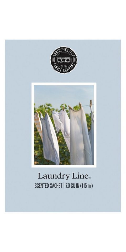 Bridgewater Candle Company Raumduft Duftsachet Laundry Line 115ml, 115ml parfümierte Tonerde im Duftbeutel von Bridgewater Candle Company